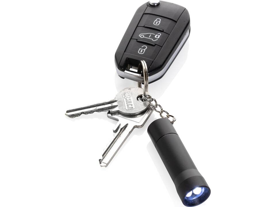 Porte-clés torche en aluminium recyclé RCS Flash 5