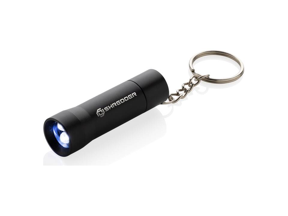Porte-clés torche en aluminium recyclé RCS Flash 6