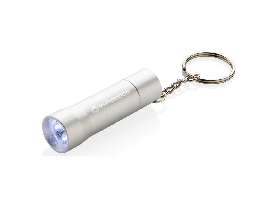 Porte-clés torche en aluminium recyclé RCS Flash 17
