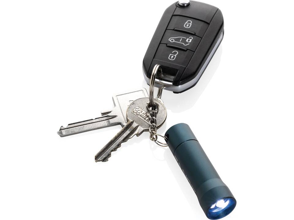 Porte-clés torche en aluminium recyclé RCS Flash 27