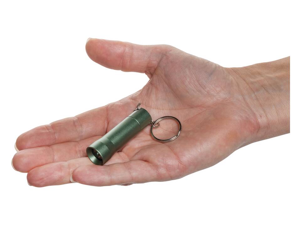 Porte-clés torche en aluminium recyclé RCS Flash 37