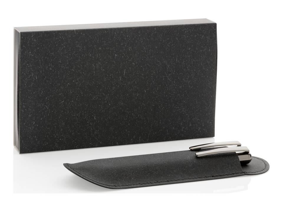 Parure de stylos en cuir recyclé 6