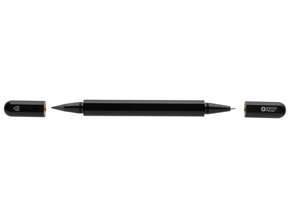 Stylo à double pointe en aluminium RCS Swiss Peak Storm 3