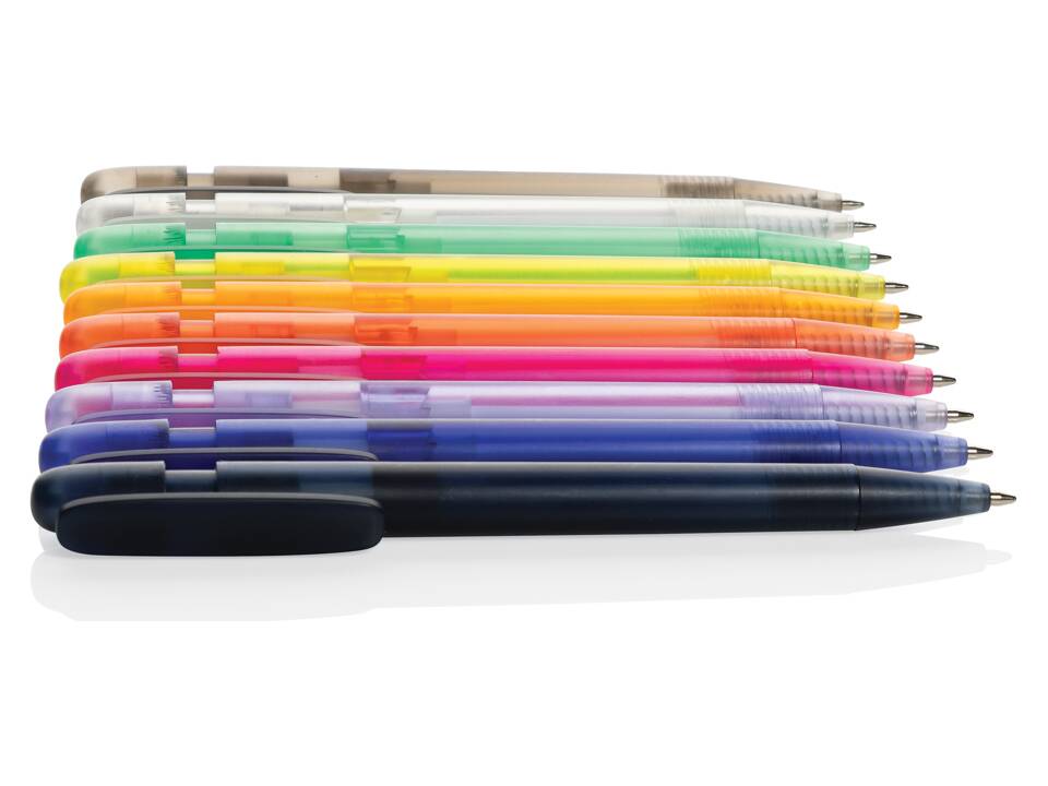 Stylo transparent en ABS recyclé et certifié GRS Devin 70