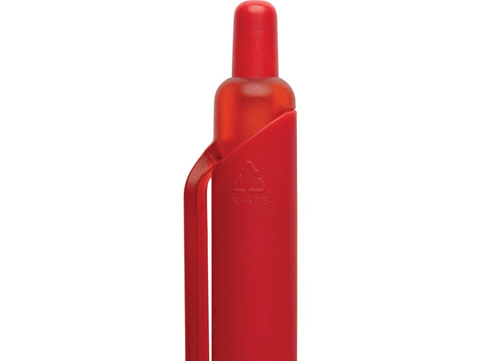 Stylo avec finition gomme en ABS recyclé certifié GRS Tide 21