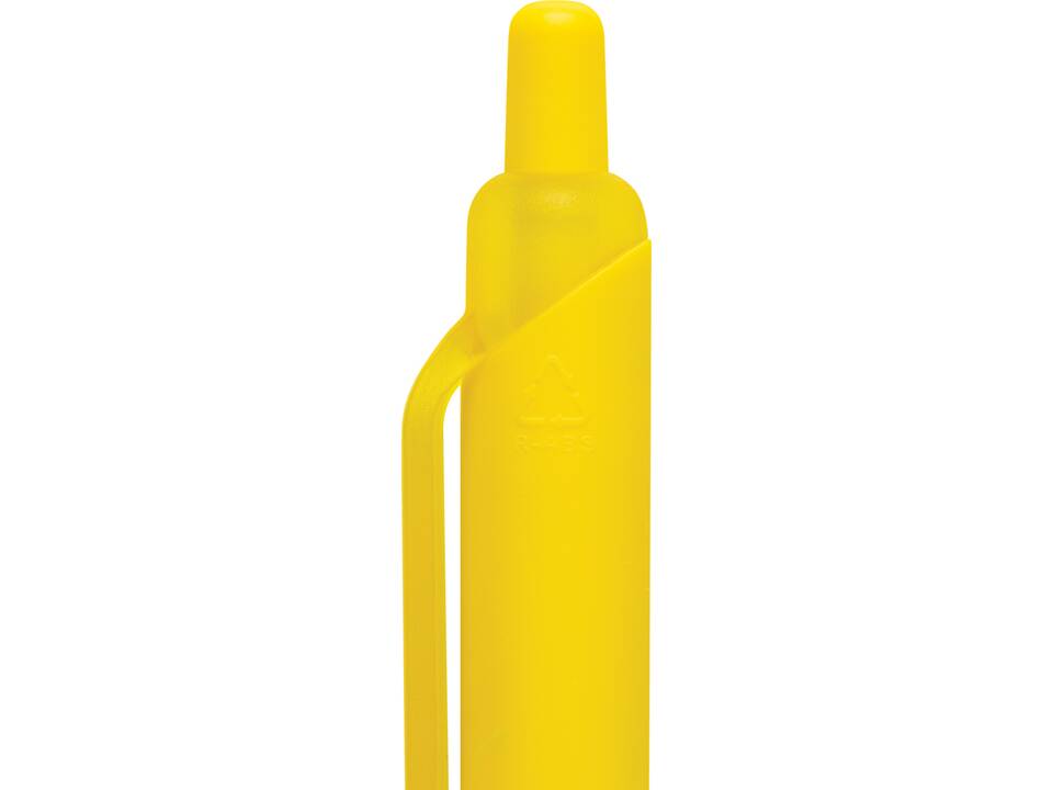 Stylo avec finition gomme en ABS recyclé certifié GRS Tide 37