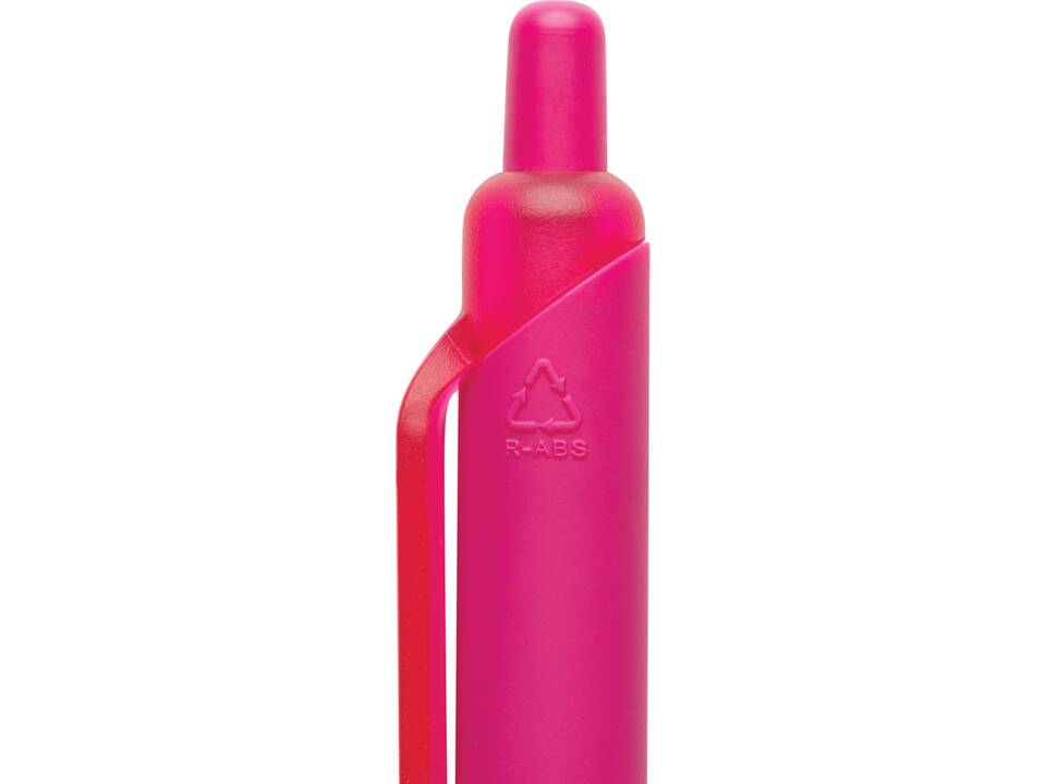 Stylo avec finition gomme en ABS recyclé certifié GRS Tide 61