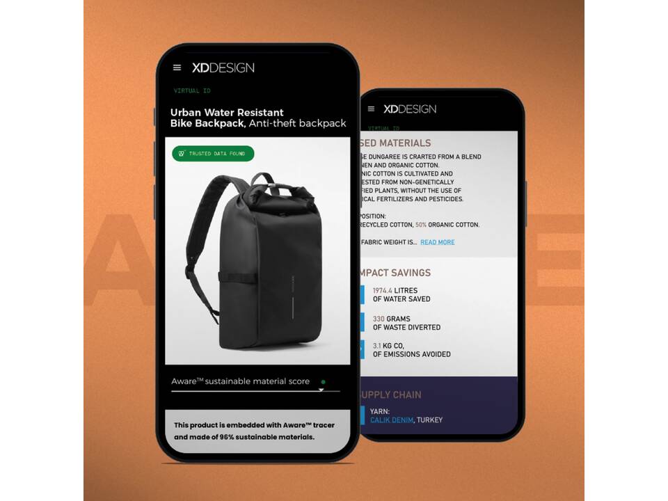 Sac à dos pour vélo résistant à l'eau Urban 31