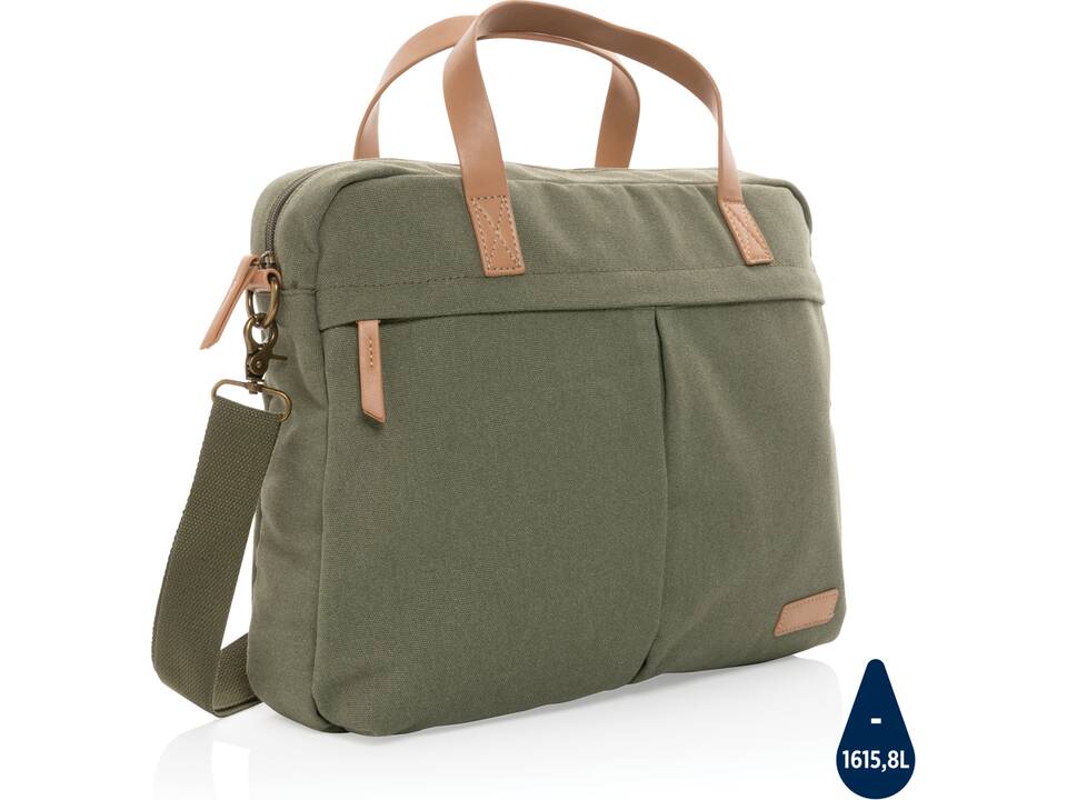 Sac ordinateur Impact AWARE™ en toile 16oz recyclé 29