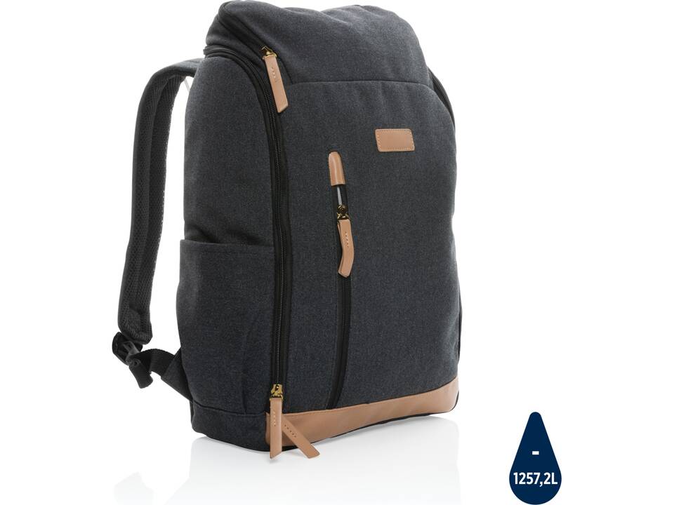 Sac à dos ordinateur Impact AWARE™ en toile 16oz recyclé 9