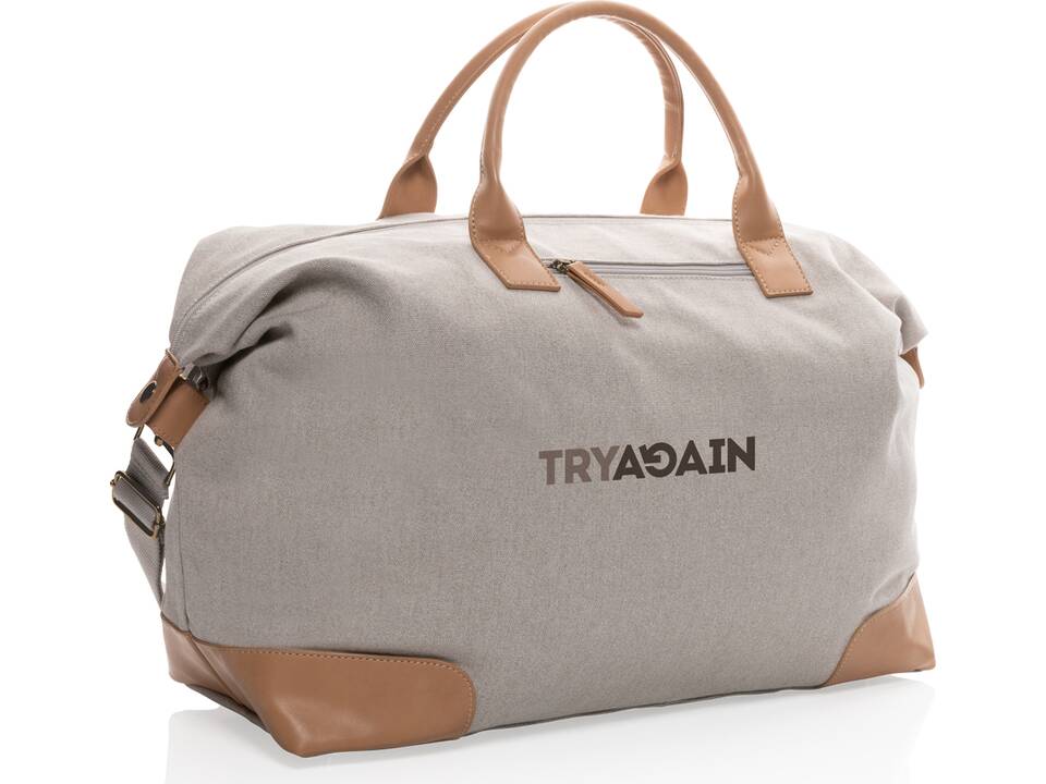 Sac weekend Impact AWARE™ en toile 16oz recyclé 24