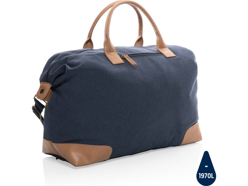 Sac weekend Impact AWARE™ en toile 16oz recyclé 25