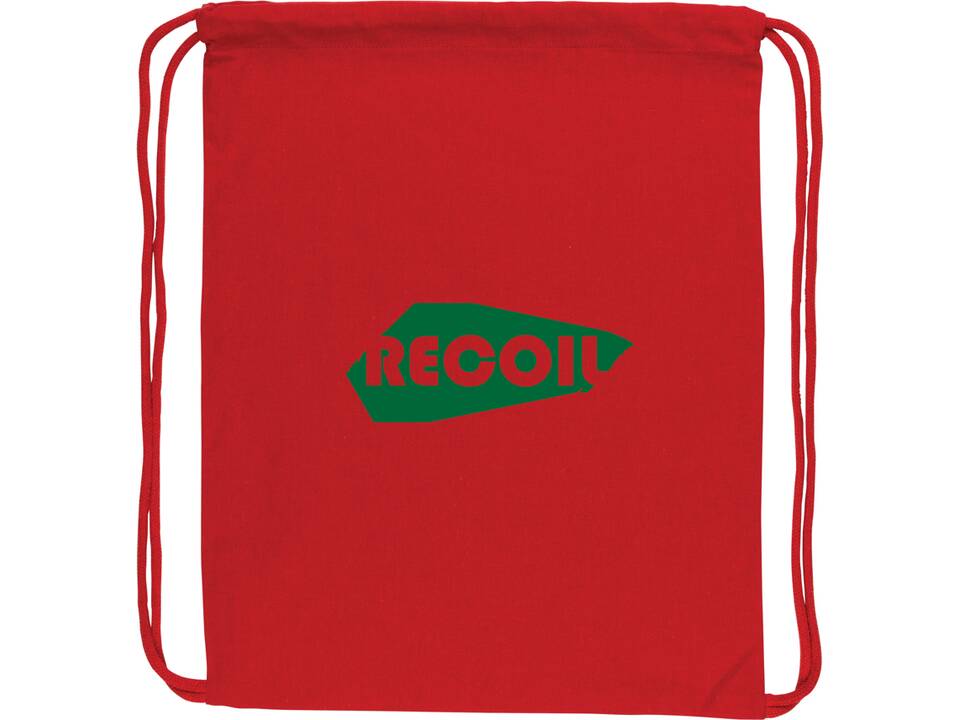 Sac à dos cordelettes en coton recyclé 145 gr Impact AWARE™ 17