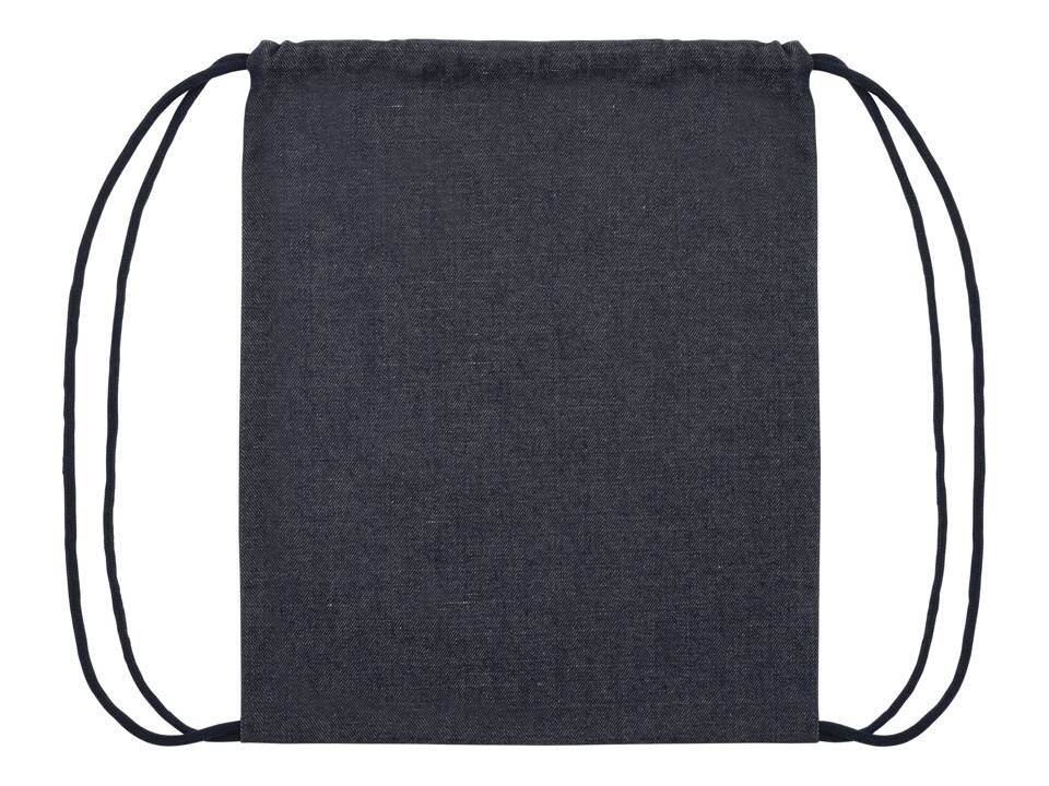 Sac à dos à cordon en denim recyclé Impact AWARE™ 2