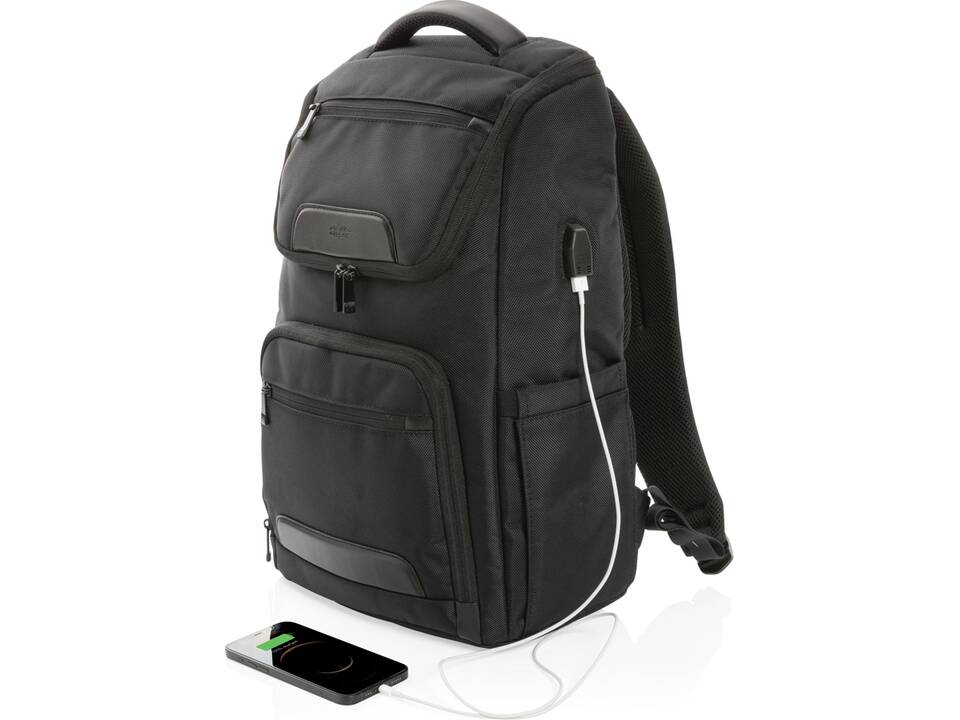 Sac à dos ordinateur Swiss Peak Voyager en rPET AWARE™ 8