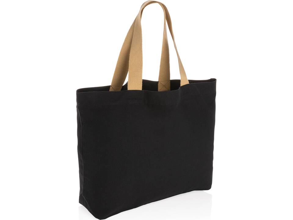 Grand sac tote en toile 240 g/m² recyclée non teintée Aware™ 4