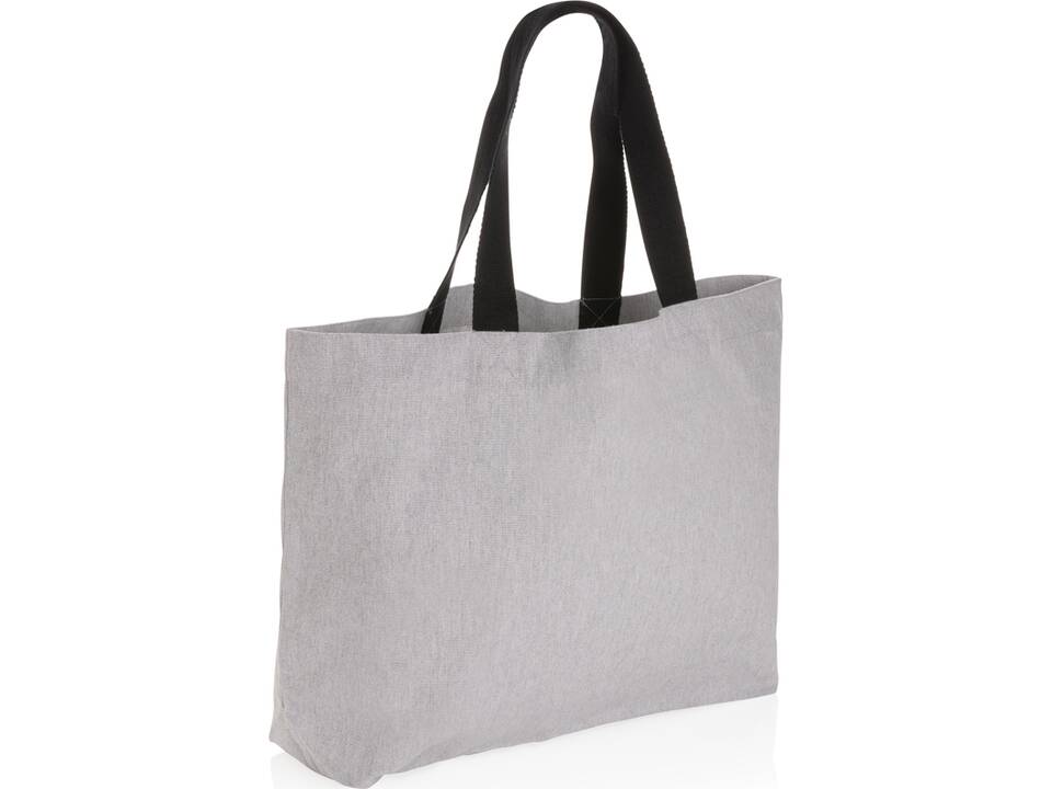 Grand sac tote en toile 240 g/m² recyclée non teintée Aware™ 7