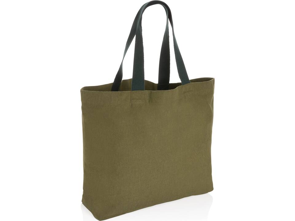 Grand sac tote en toile 240 g/m² recyclée non teintée Aware™ 14