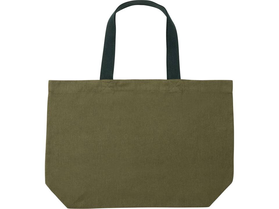 Grand sac tote en toile 240 g/m² recyclée non teintée Aware™ 15