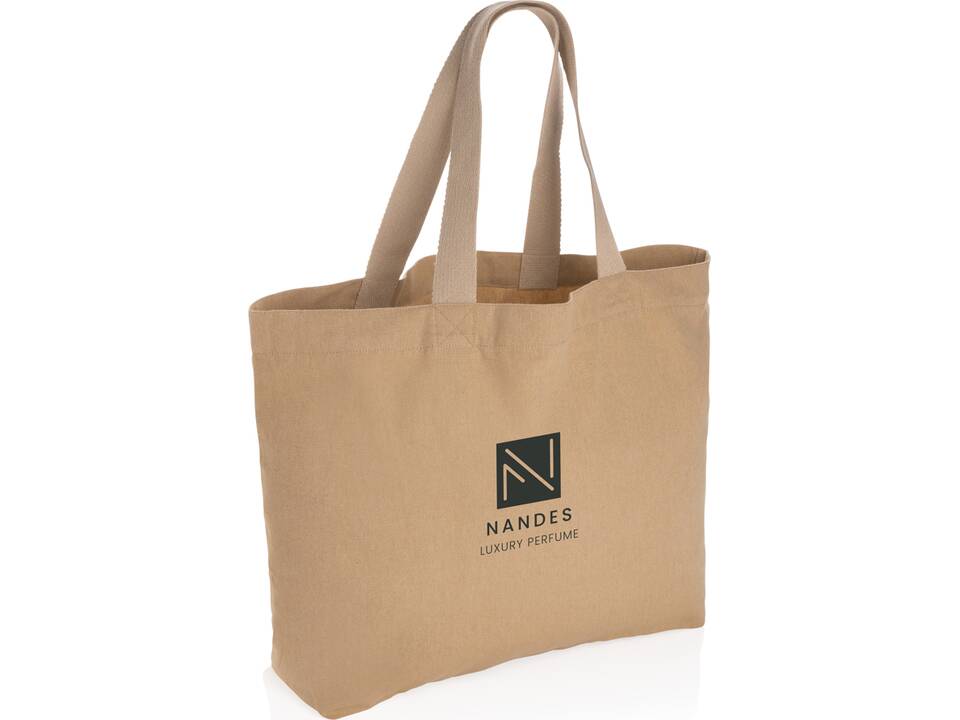 Grand sac tote en toile 240 g/m² recyclée non teintée Aware™ 22