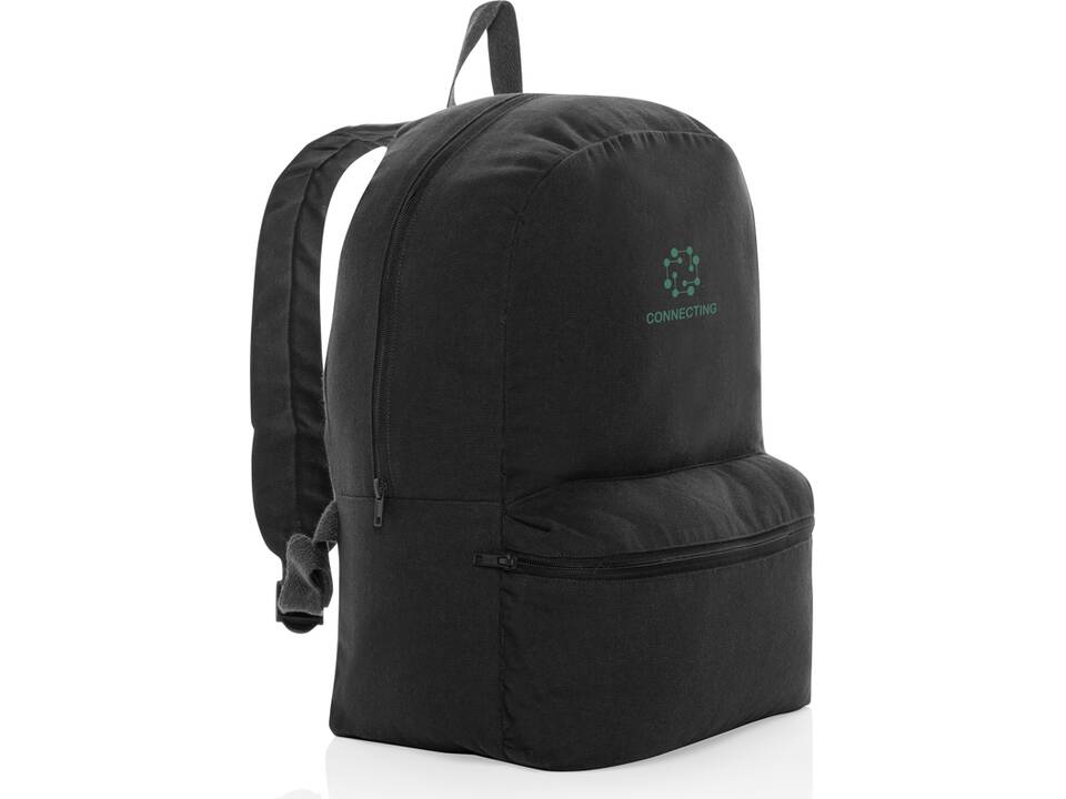 Sac à dos en toile recyclée 285g/m² non teintée Aware™ 10