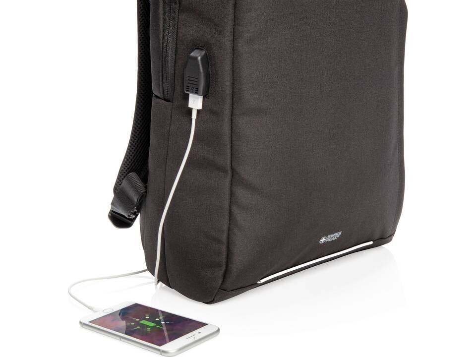 Sac à dos avec port USB ordinateur 15,6' Swiss Peak AWARE™ 7