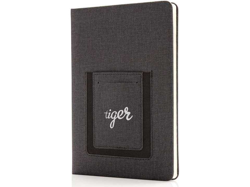 Carnet de notes A5 avec pochette téléphone 3