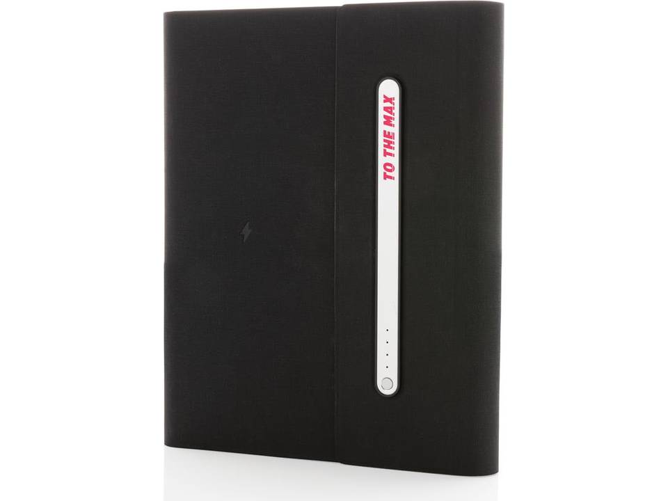 Carnet de notes A5 avec powerbank 5000 mAh et induction 11