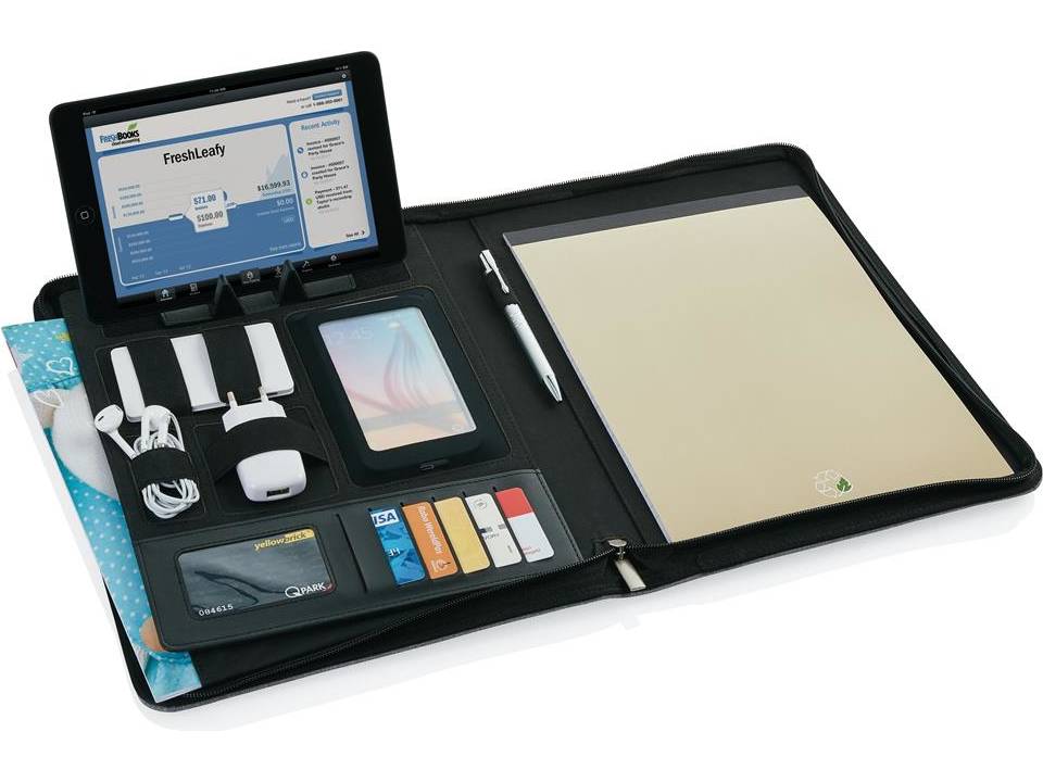 Conférencier technique A4 à fermeture zippée 1