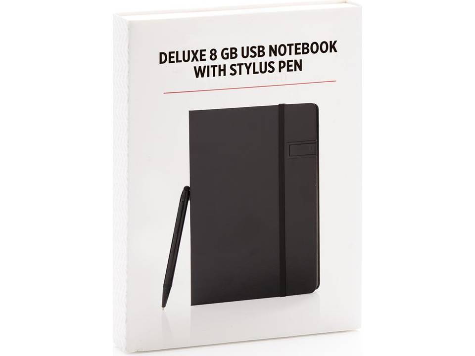 Carnet de notes A5 avec clé USB 8Go et stylet 27