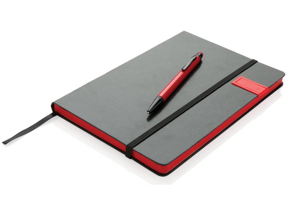Carnet de notes A5 avec clé USB 8Go et stylet 15