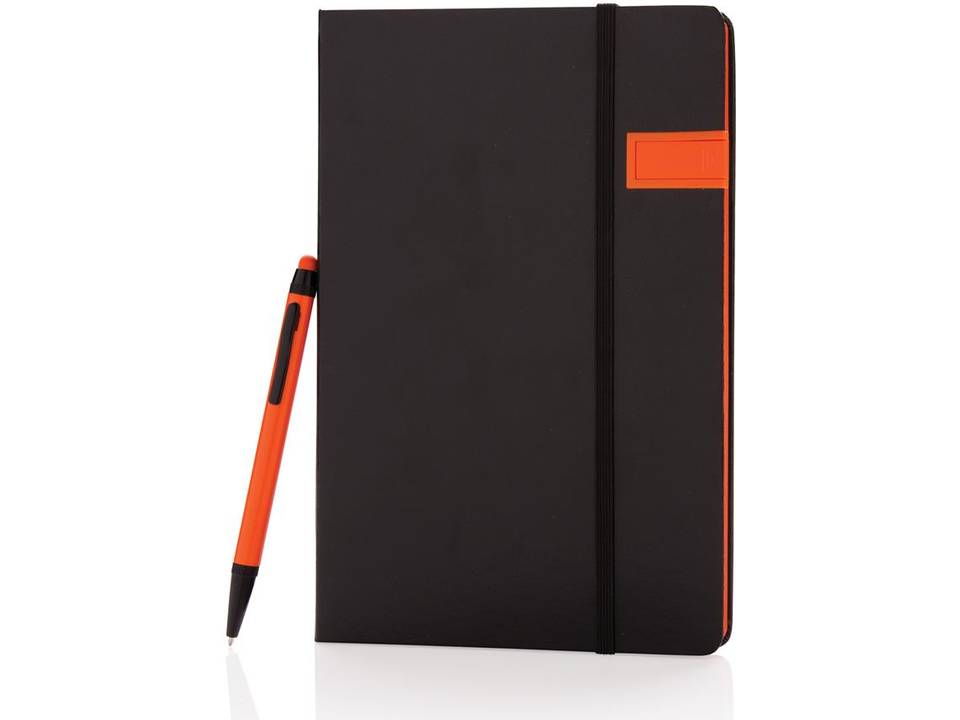 Carnet de notes A5 avec clé USB 8Go et stylet 9