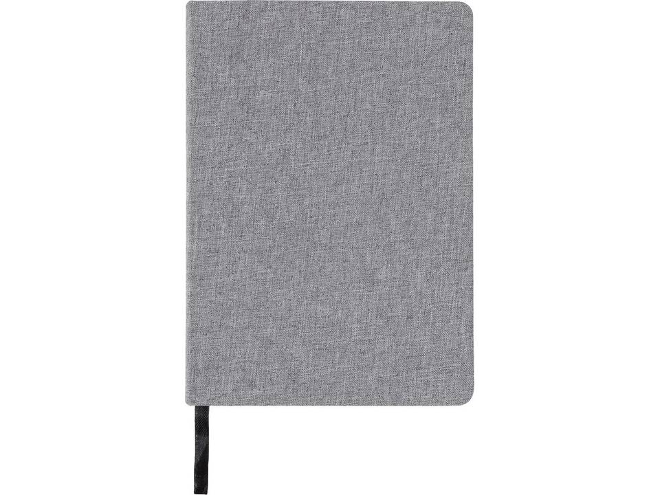 Carnet de notes B6 avec bord noir et finition tissu 7