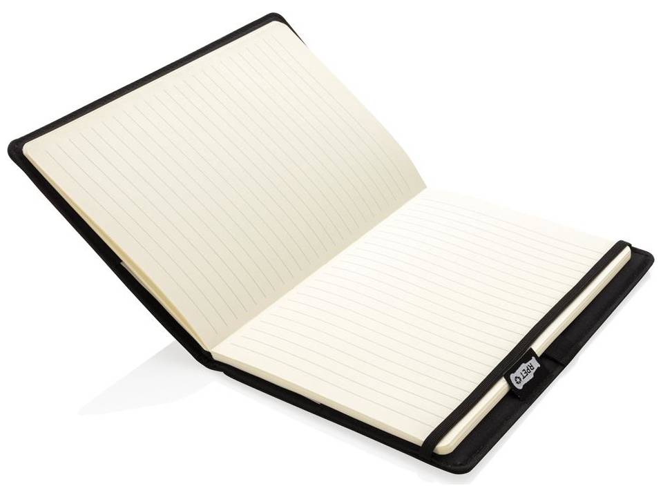 Housse à carnet A5 en rPET avec chargeur à induction 5W Air 3