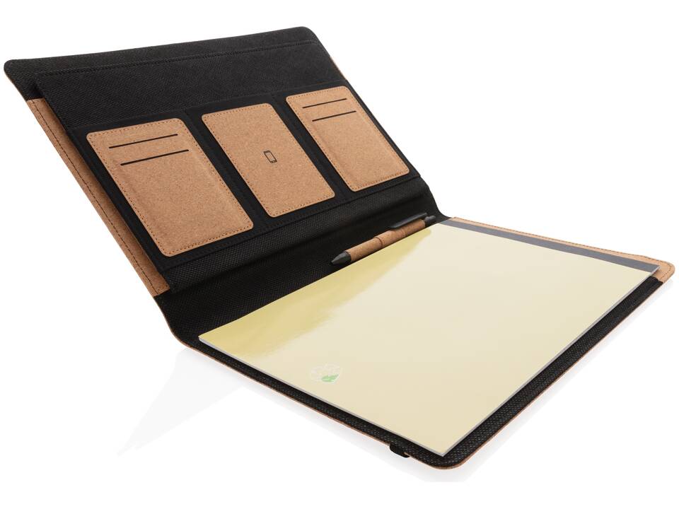 Conférencier A4 en liège avec stylo Deluxe 14