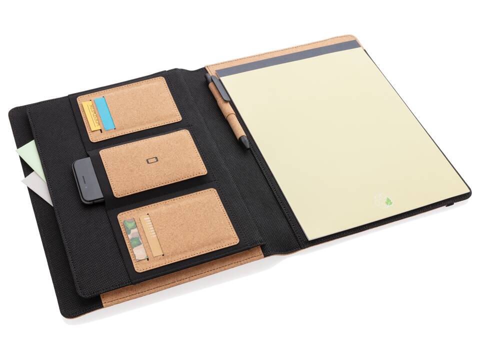 Conférencier A4 en liège avec stylo Deluxe 16