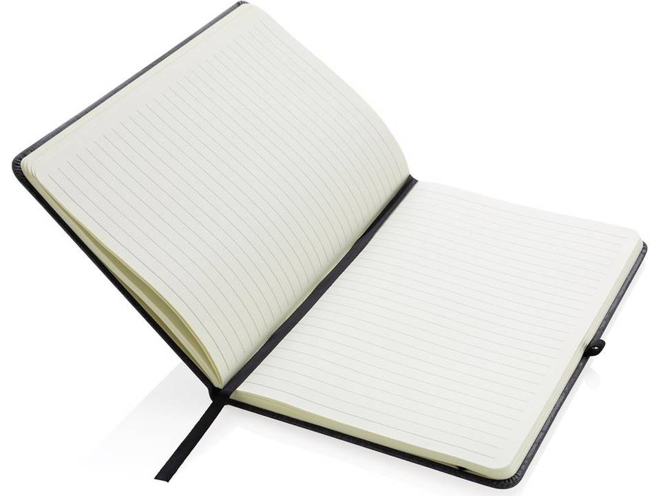 Carnet A5 à couverture rigide en cuir recyclé 23