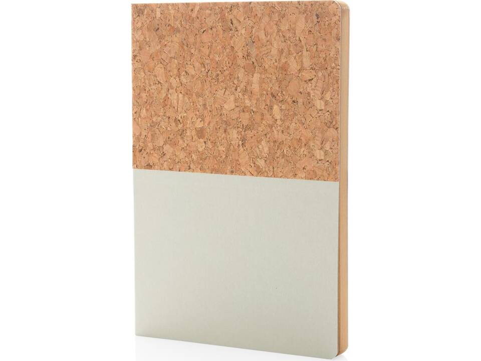 Carnet A5 à couverture en kraft et en liège 11