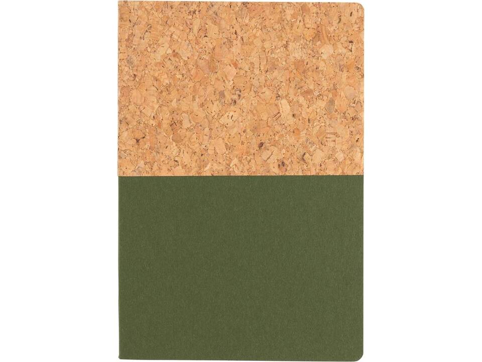 Carnet A5 à couverture en kraft et en liège 2