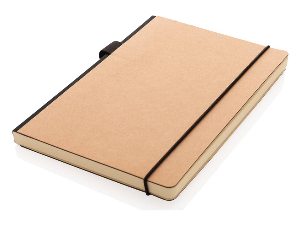 Carnet A5 à couverture rigide FSC® et pochette 12