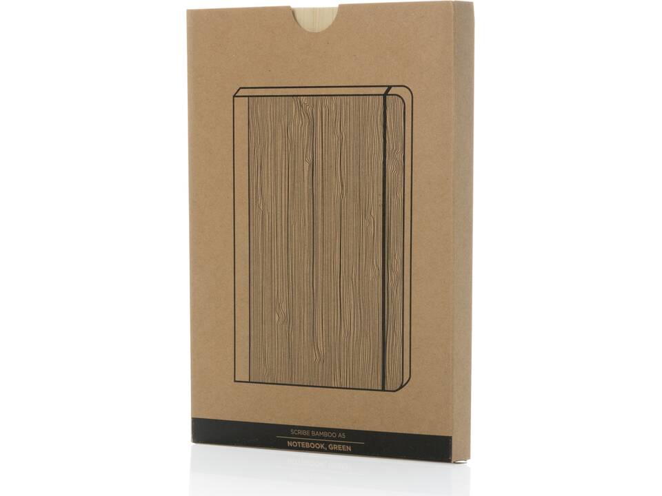 Carnet de notes A5 en bambou Scribe 28