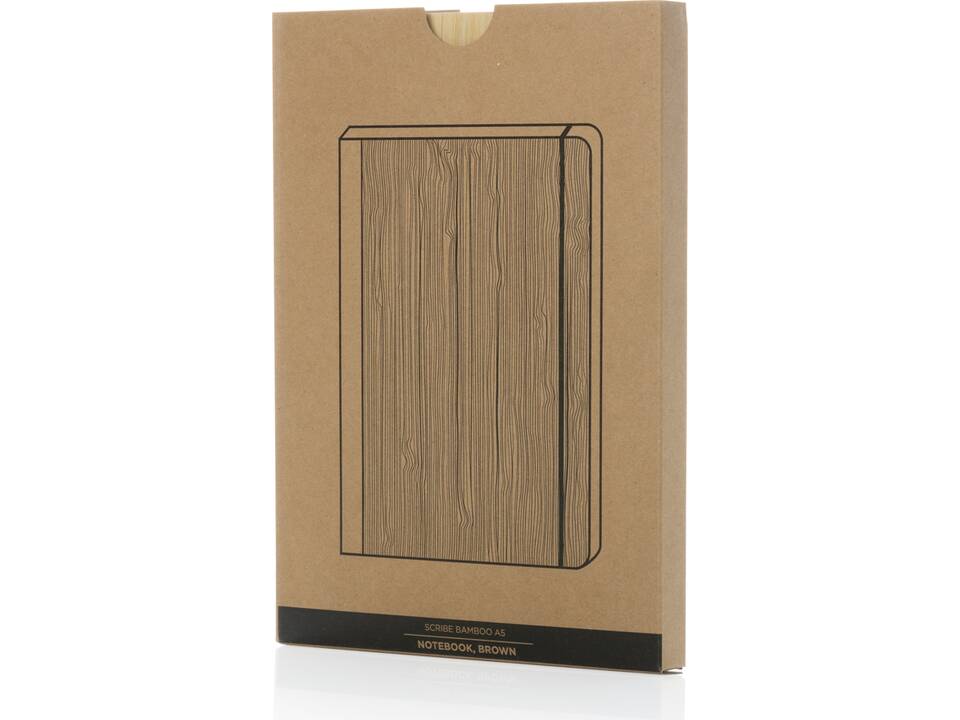 Carnet de notes A5 en bambou Scribe 37