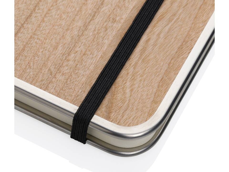 Carnet A5 couverture imprimé bois Treeline 17