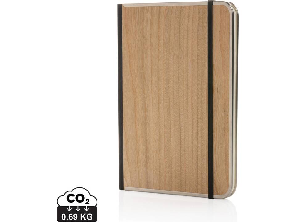 Carnet A5 couverture imprimé bois Treeline 11