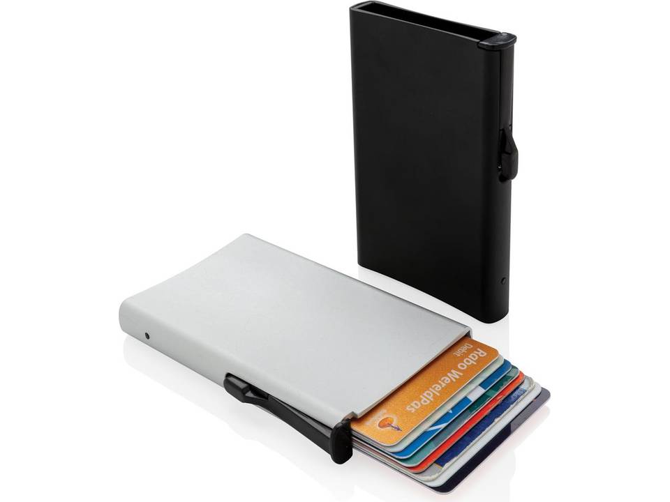 Porte cartes anti-RFID en aluminium 12