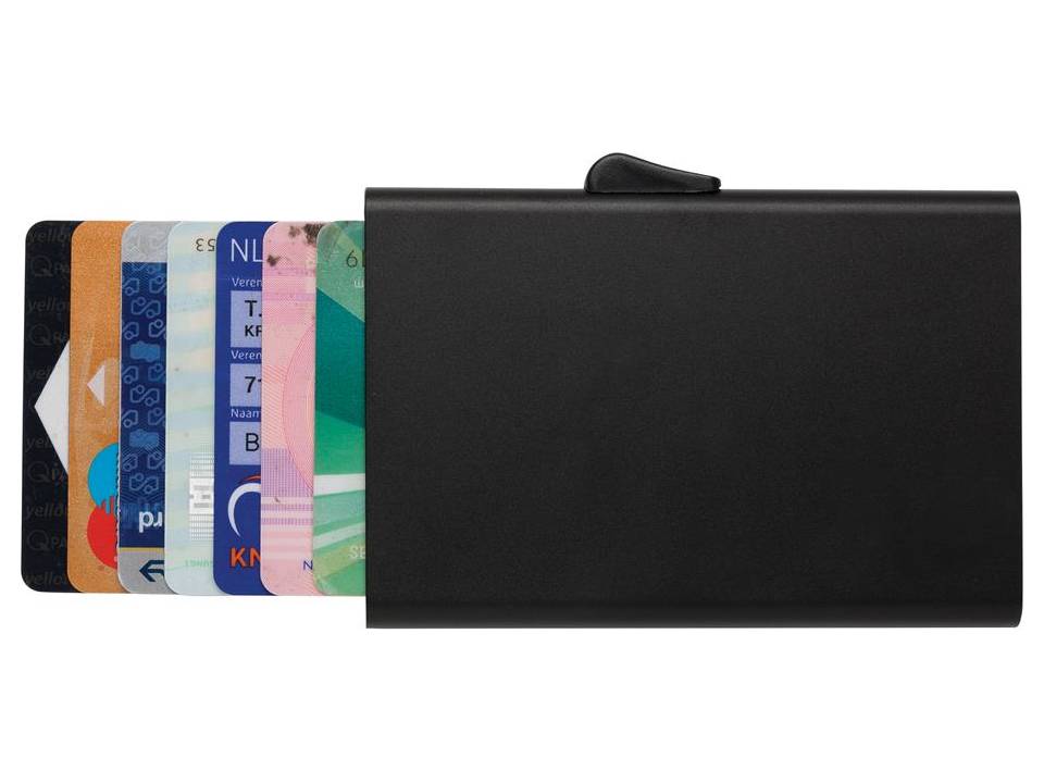 Porte-cartes en aluminium anti RFID C-Secure 3