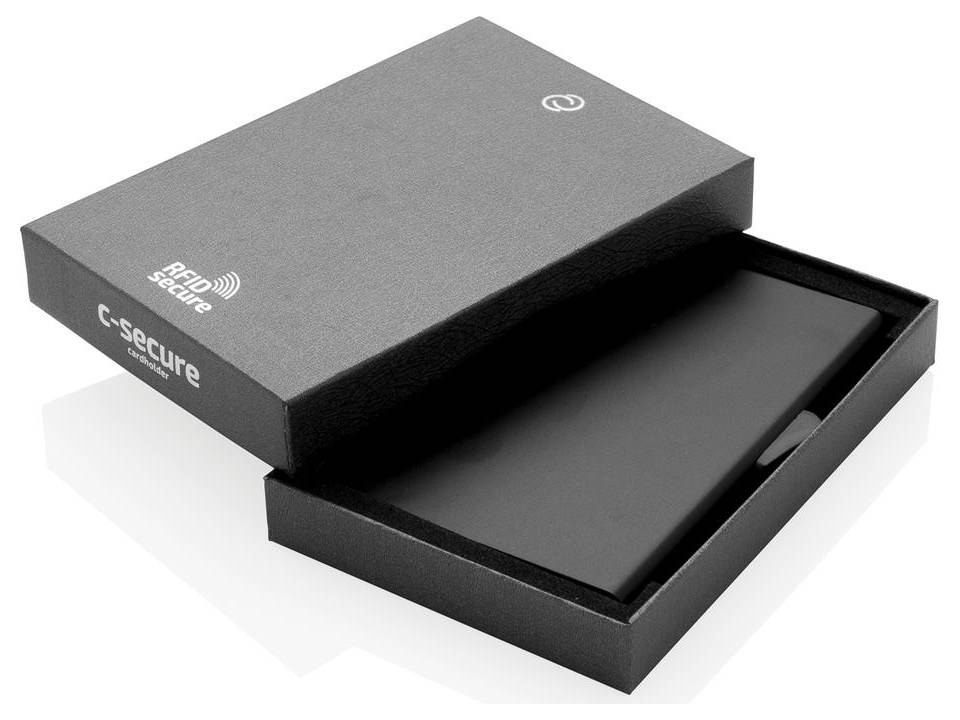 Porte-cartes en aluminium anti RFID C-Secure 4