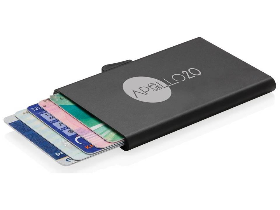 Porte-cartes en aluminium anti RFID C-Secure 6