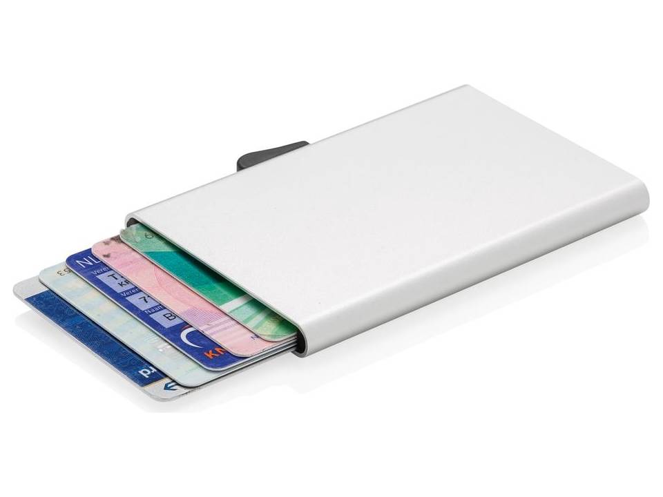 Porte-cartes en aluminium anti RFID C-Secure 7