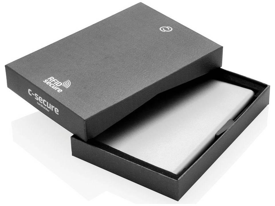 Porte-cartes en aluminium anti RFID C-Secure 11
